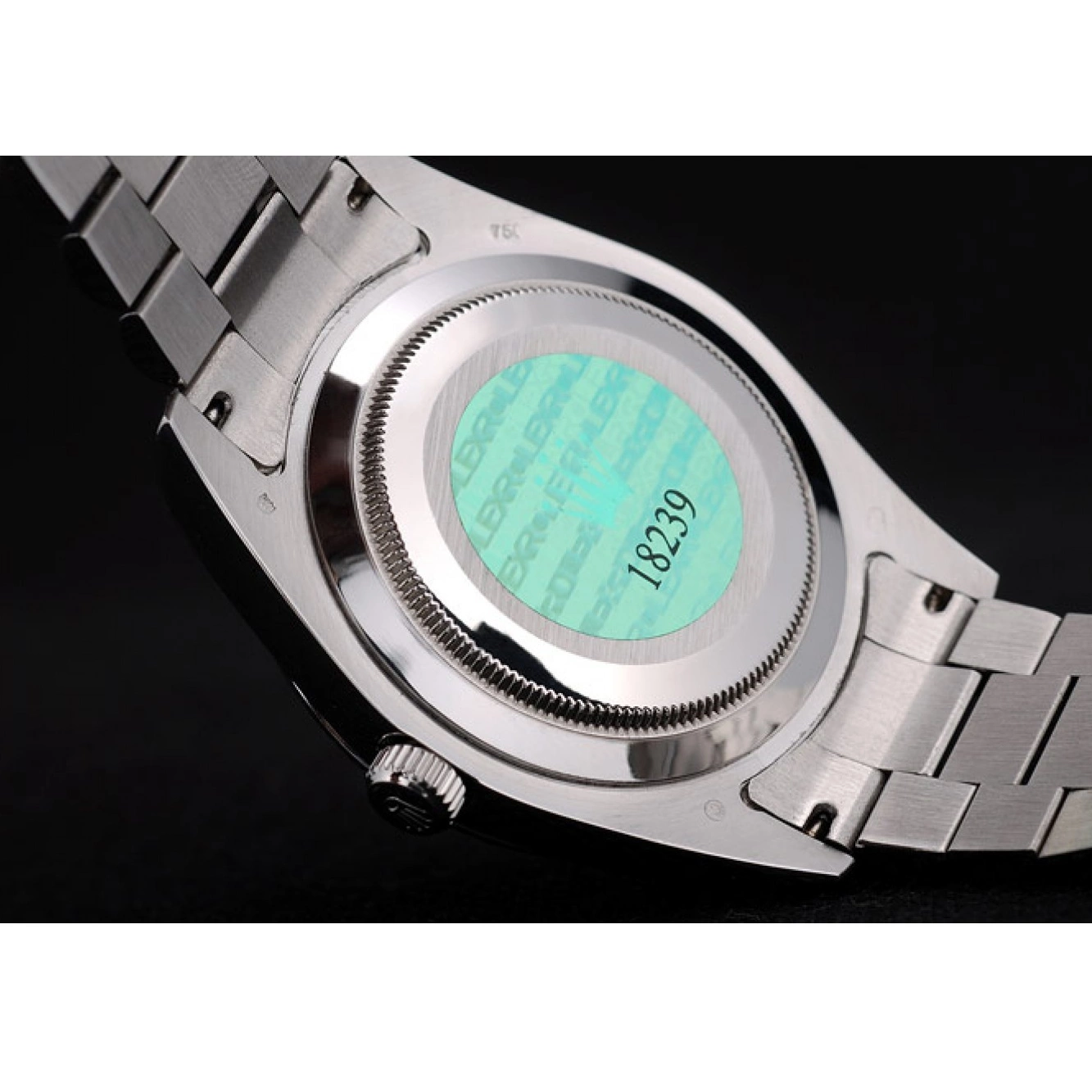 Aaa replica watch Dial Stainless Bezel Steel 41995 Rolex Silver Ribbed DayDate Swiss 0726